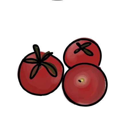 Icon mit Tomaten